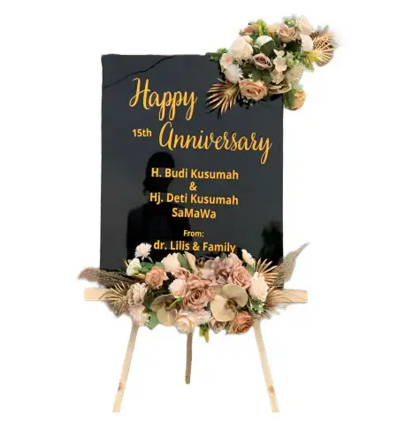 Papan Bunga Akrilik Pasir Sunur